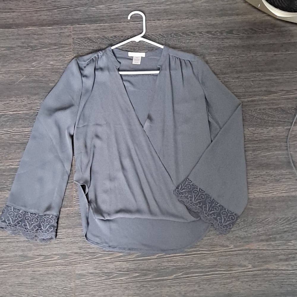 Jealous Tomato Gray Blouse
